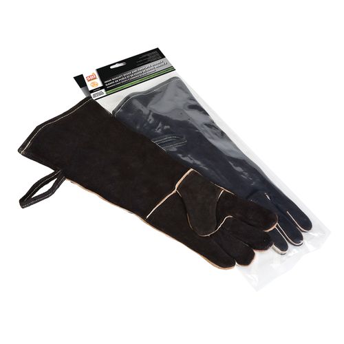 Drolet 19" Kevlar Thread Sewn Fireplace Gloves fireplace gloves - front view