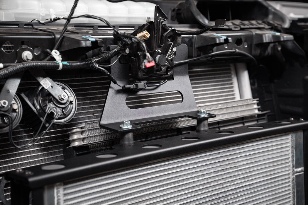 ADD 2023-2026 Ford F150 Raptor R - High-Mount Performance Heat Exchanger Kit – installed on vehicle, image 6 of 8