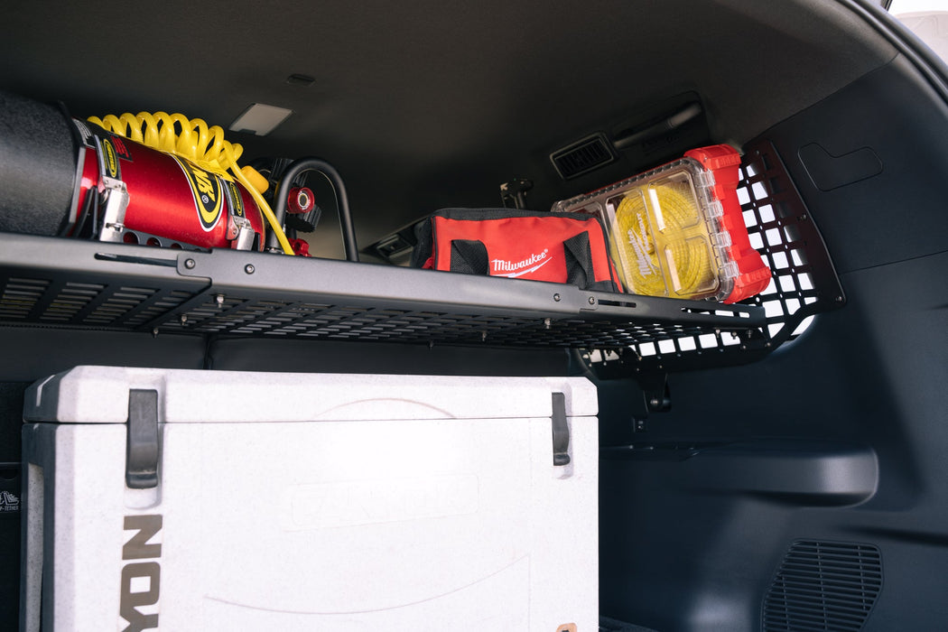 Rago 2024-2026 Toyota Land Cruiser & Lexus GX 550 Molle Panel Storage Shelf – installed on vehicle, image 14 of 20
