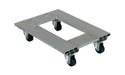 Vestil ACP-1824-9 Aluminum Channel Dolly 18 in. x 24 in. 900 lb. Capacity Silver