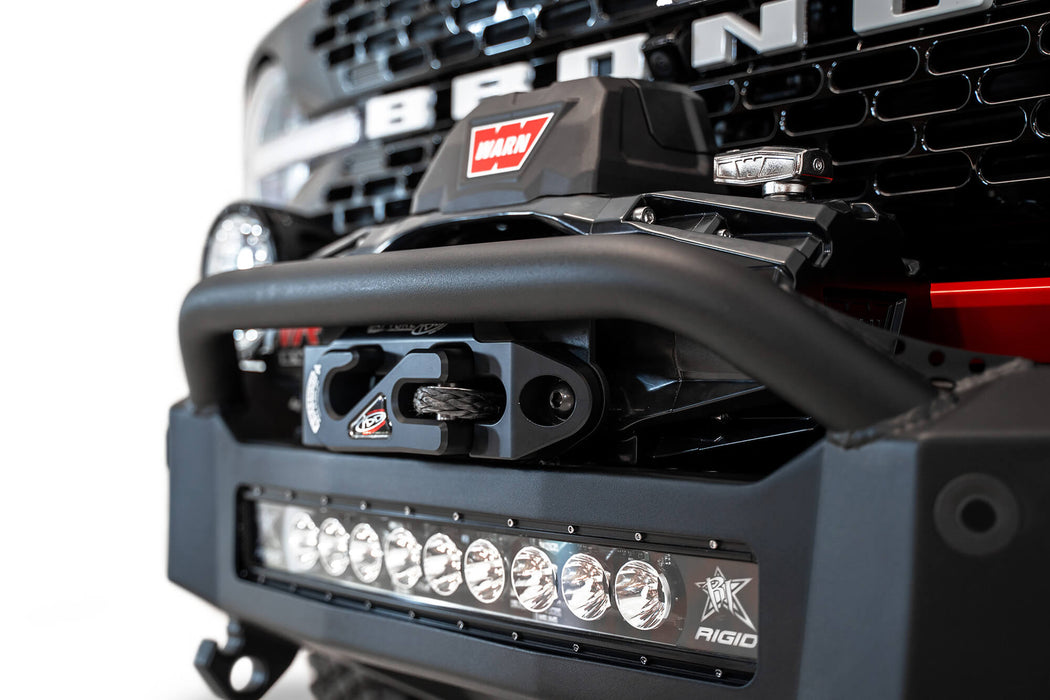 Addictive Desert Designs Capture Fairlead - Black – installed on vehicle, image 9 of 10
