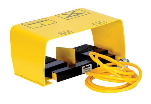 Vestil ADDL-FC-2 Factory Installed Steel Twin Foot Control For Lift & Tilt Workstation Tables With 8 ft. Usable Cord Length Y