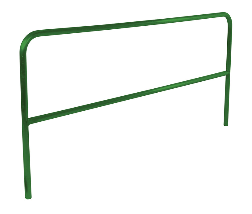 Vestil ADKR-10-GN Aluminum Pipe Safety Railing 120 in. Length Green