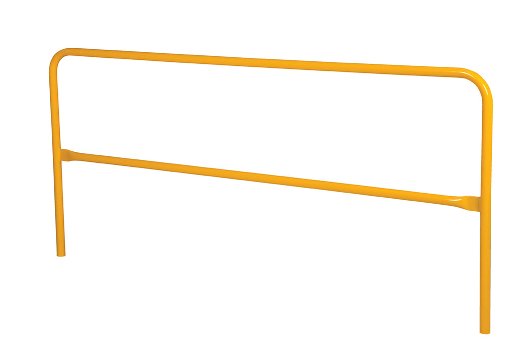 Vestil ADKR-10-YL Aluminum Pipe Safety Railing 120 in. Length Yellow