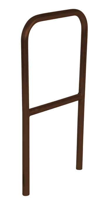 Vestil ADKR-2-BN Aluminum Pipe Safety Railing 24 in. Length Brown