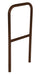 Vestil ADKR-2-BN Aluminum Pipe Safety Railing 24 in. Length Brown