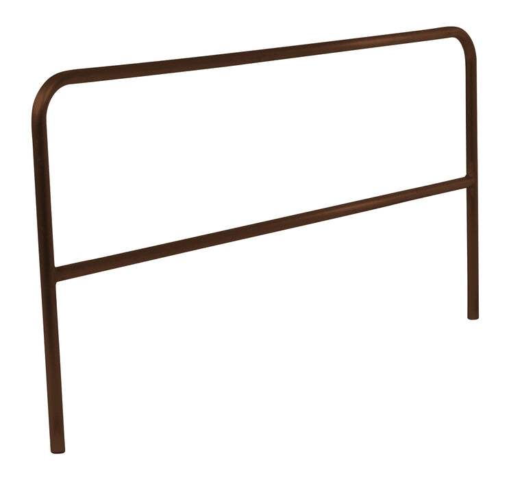 Vestil ADKR-7-BN Aluminum Pipe Safety Railing 84 in. Length Brown