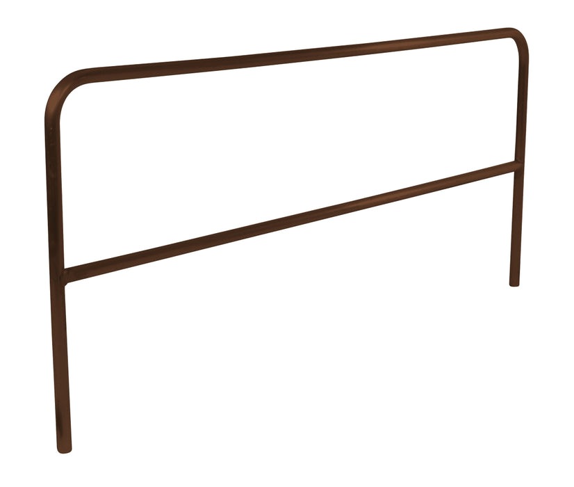 Vestil ADKR-8-BN Aluminum Pipe Safety Railing 96 in. Length Brown