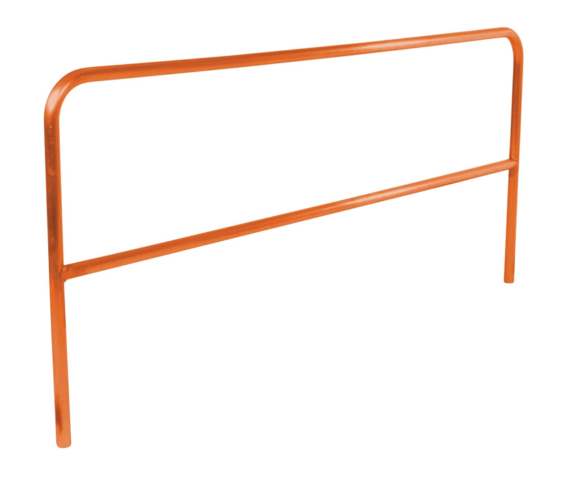 Vestil ADKR-8-OR Aluminum Pipe Safety Railing 96 in. Length Orange