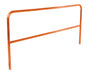 Vestil ADKR-8-OR Aluminum Pipe Safety Railing 96 in. Length Orange