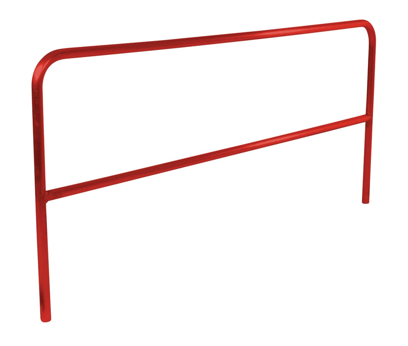Vestil ADKR-8-RD Aluminum Pipe Safety Railing 96 in. Length Red