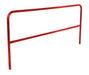 Vestil ADKR-8-RD Aluminum Pipe Safety Railing 96 in. Length Red