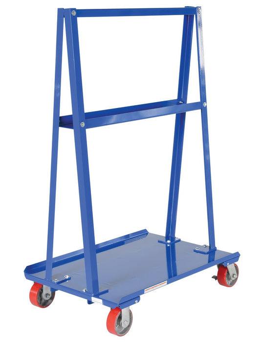 Vestil AF-2436 Steel A-Frame Cart 24 in. x 36 in. 2,000 lb. Capacity Blue