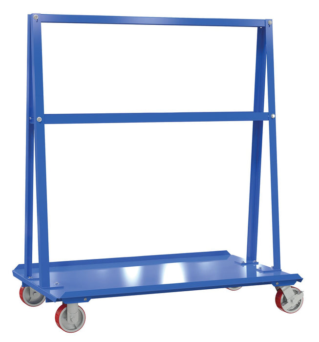 Vestil AF-3048 Steel A-Frame Cart 30 in. x 48 in. 2,000 lb. Capacity Blue