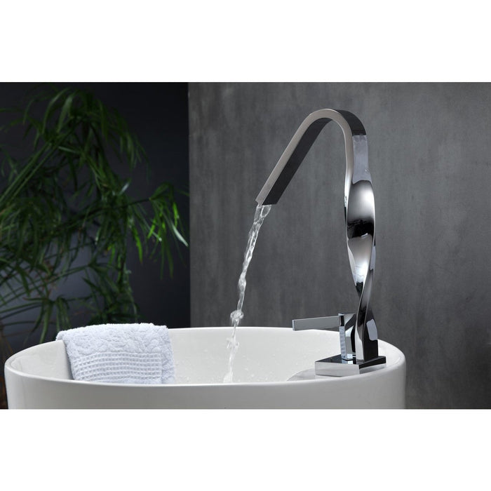 KubeBath Aqua Riccio Chrome Single Lever Faucet
