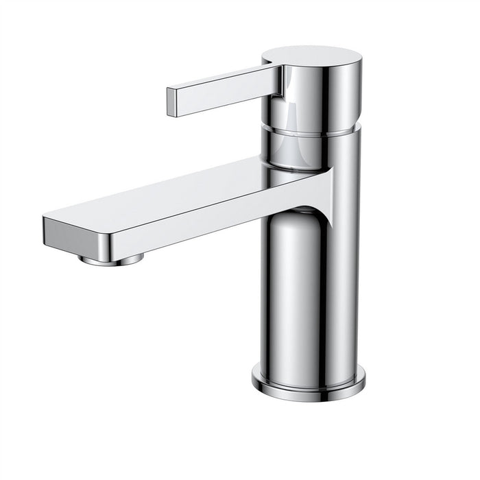 KubeBath Aqua Sotto Chrome Single Lever Bathroom Vanity Faucet