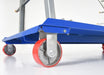 Vestil AFSR-3672 steel a-frame rack cart with poly-on-steel casters - view 7