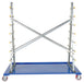 Vestil AFSR-3672 steel a-frame rack cart with poly-on-steel casters - view 3
