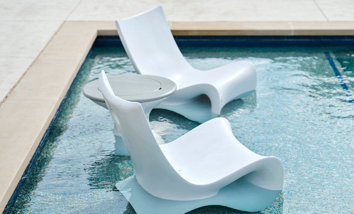 Ledge Lounger Autograph Tall Ice Bin Side Table — view 5