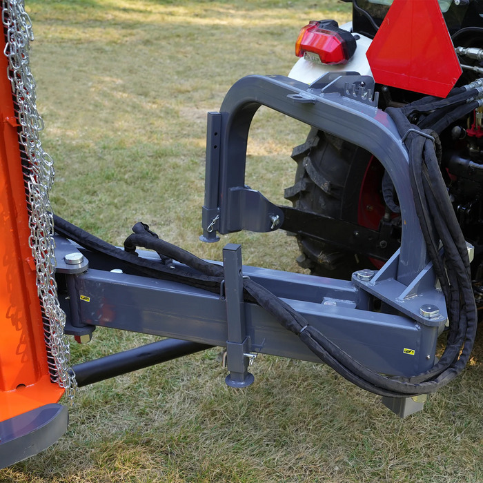 72" Heavy Duty 3Point Offset Ditch Bank Verge Flail Mower Italy CMR Gearbox,  70-110HP,  PTO Driven,  AGF72