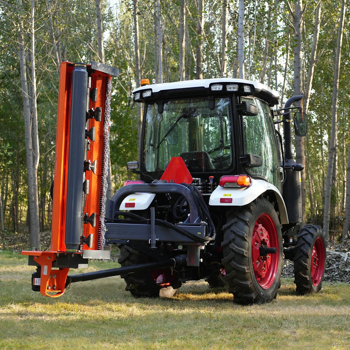 72" Heavy Duty 3Point Offset Ditch Bank Verge Flail Mower Italy CMR Gearbox,  70-110HP,  PTO Driven,  AGF72