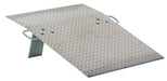 Vestil AH-3036 Aluminum Hand Truck Dock Plate 30 in. x 36 in. 700 lb. Capacity Silver