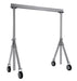 Vestil AHA-15-10-12-PNU Aluminum Adjustable Height Gantry Crane with Pneumatic Casters 10 ft. Wide x 12 ft. Max Usable Height