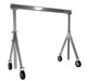 Vestil AHA-15-12-10-PNU Aluminum Adjustable Height Gantry Crane with Pneumatic Casters 12 ft. Wide x 10 ft. Max Usable Height