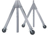 Vestil AHA-2-10-10-TLC aluminum adjustable height gantry crane with total locking glass - view 2
