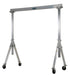 Vestil AHA-2-12-10 Aluminum Adjustable Height Gantry Crane with Glass Filled Nylon Casters 12 ft. Wide x 10 ft. Max Usable He
