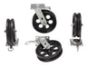Vestil AHA-2/4-V4 cast iron swivel v-groove casters with - view 3