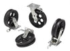 Vestil AHA-2/4-V cast iron swivel v-groove casters - view 2