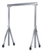 Vestil AHA-2-8-10-VG Aluminum Adjustable Height Gantry Crane with V-Groove Cast Iron Casters 8 ft. Wide x 10 ft. Max Usable H