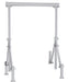 Vestil AHA-2-8-12-ALO Aluminum Adjustable Height Gantry Crane With Adjustable Leveling Option 8 ft. Wide X 12 ft. Max Usable 