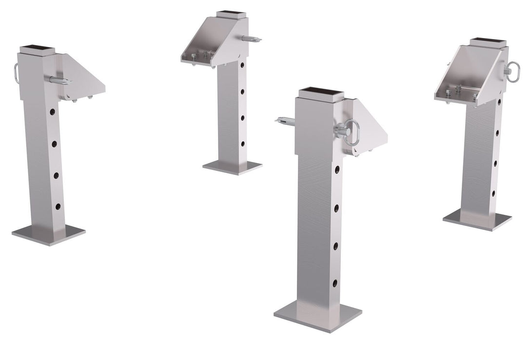 Vestil AHA-2-ALO-RF Aluminum Adjustable Height Retro Fit Kit 2,000 lb. Capacity
