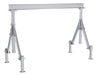 Vestil AHA-4-12-8-ALO Aluminum Adjustable Height Gantry Crane With Adjustable Leveling Option 12 ft. Wide x 8 ft. Max Usable 