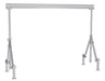 Vestil AHA-4-15-12-ALO Aluminum Adjustable Height Gantry Crane With Adjustable Leveling Option 15 ft. Wide X 12 ft. Max Usabl