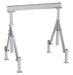 Vestil AHA-4-8-8-ALO Aluminum Adjustable Height Gantry Crane With Adjustable Leveling Option 8 ft. Wide x 8 ft. Max Usable He