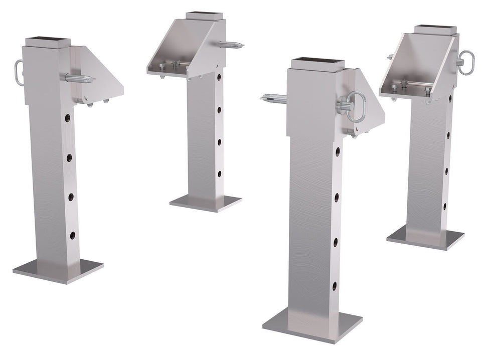 Vestil AHA-4-ALO-RF Aluminum Adjustable Height Retro Fit Kit 4,000 lb. Capacity