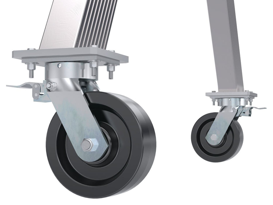 Vestil AHA-6-15-12-TLC aluminum adjustable height gantry crane with total locking phenolic - view 2