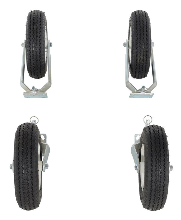 Vestil AHA-PNU-RF pneumatic rubber casters - view 3