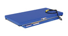 Vestil AHLT-3060-3-43 Steel Rotary Air Hydraulic Scissor Lift Table 30 in. x 60 in. 3,000 lb. Capacity Blue