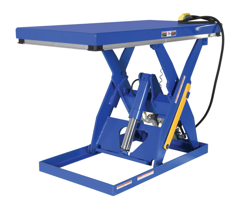 Vestil AHLT-3060-3-43 steel rotary air hydraulic scissor lift table - view 2