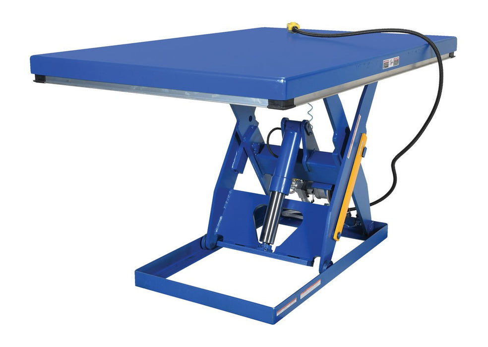 Vestil AHLT-4872-3-43 steel rotary air hydraulic scissor lift table - view 2
