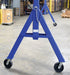 Vestil AHS-4-15-7 steel adjustable height gantry crane with phenolic casters - view 4