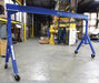 Vestil AHS-4-15-7 steel adjustable height gantry crane with phenolic casters - view 5