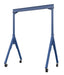 Vestil AHS-8-10-14 Steel Adjustable Height Gantry Crane with Phenolic Casters 10 ft.Wide x 14 ft. Max Usable Height 8,000 lb.
