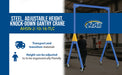Vestil AHSN-2-10-16-TLC steel knock-down adjustable height gantry crane with total locking feature overview 2