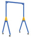 Vestil AHSN-2-10-16-VG Steel Knock-Down Adjustable Height Gantry Crane with V-Groove Cast Iron Casters 10 ft. Wide x 16 ft. M