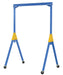 Vestil AHSN-2-20-16-TLC Steel Knock-Down Adjustable Height Gantry Crane with Total Locking Glass Filled Nylon Casters 20 ft. 